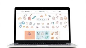Una interfaz de blogger moderna y creativa