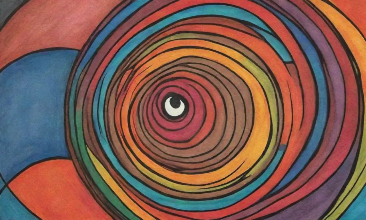 Una composición visual rica en texturas, colores y formas que guía la mirada y sugiere profundidad y movimiento