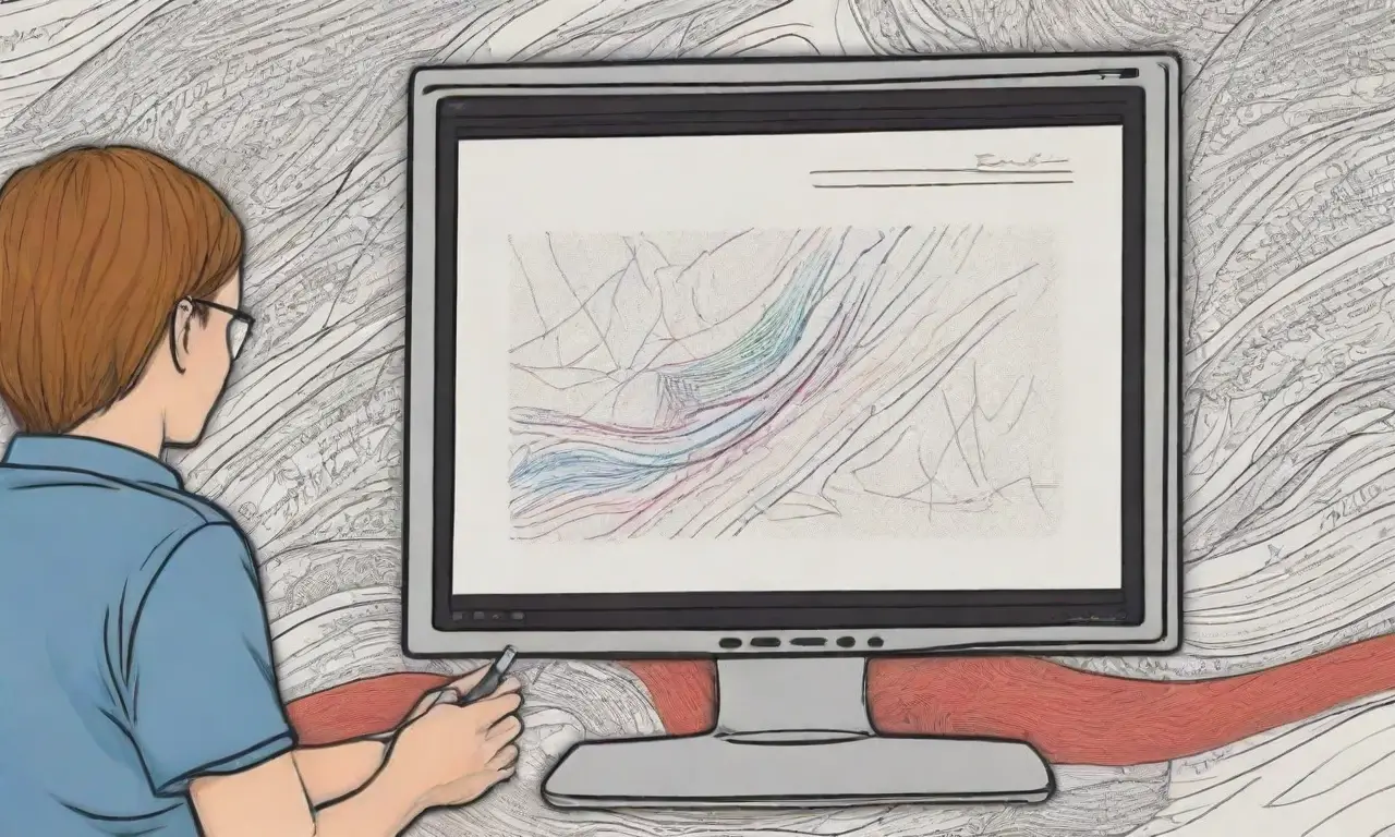 Una composición visualmente rica y equilibrada que destaca datos con colores vibrantes y formas dinámicas