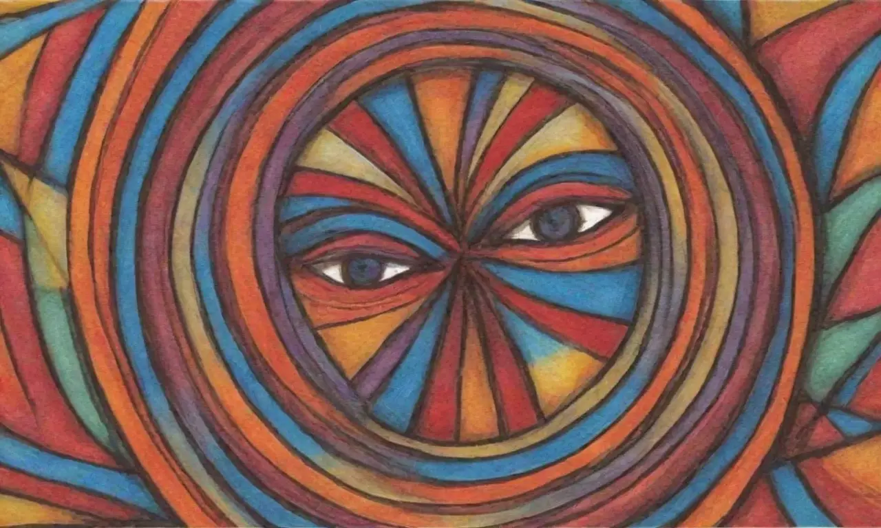 Una composición dinámica y equilibrada que juega con líneas, colores y texturas para atraer la atención