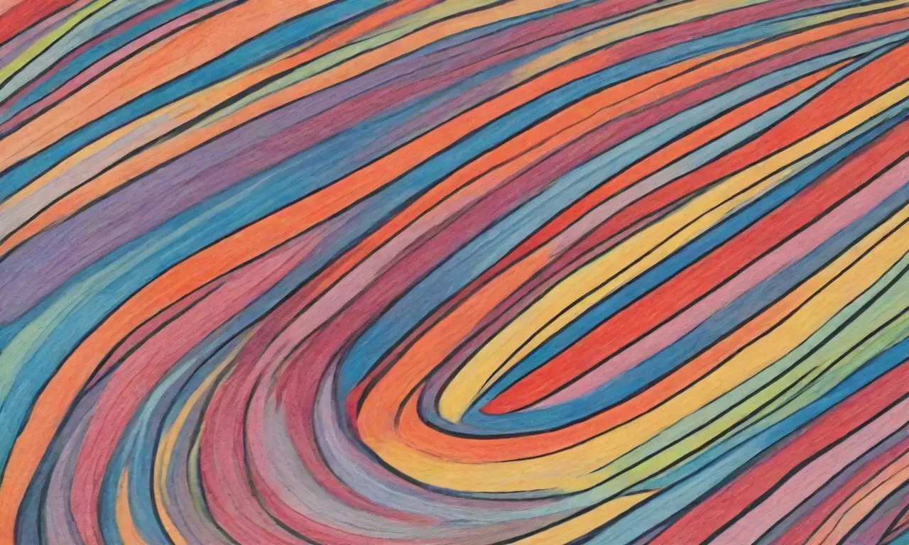 Un diseño visual que combina líneas, colores y texturas para transmitir movimiento y eficiencia