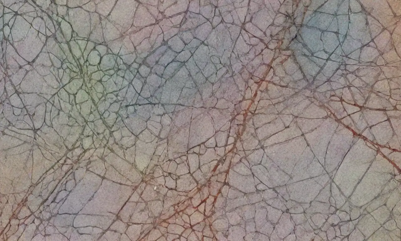 Un intrincado diseño visual combina texturas, contrastes y formas para transmitir complejidad y urgencia