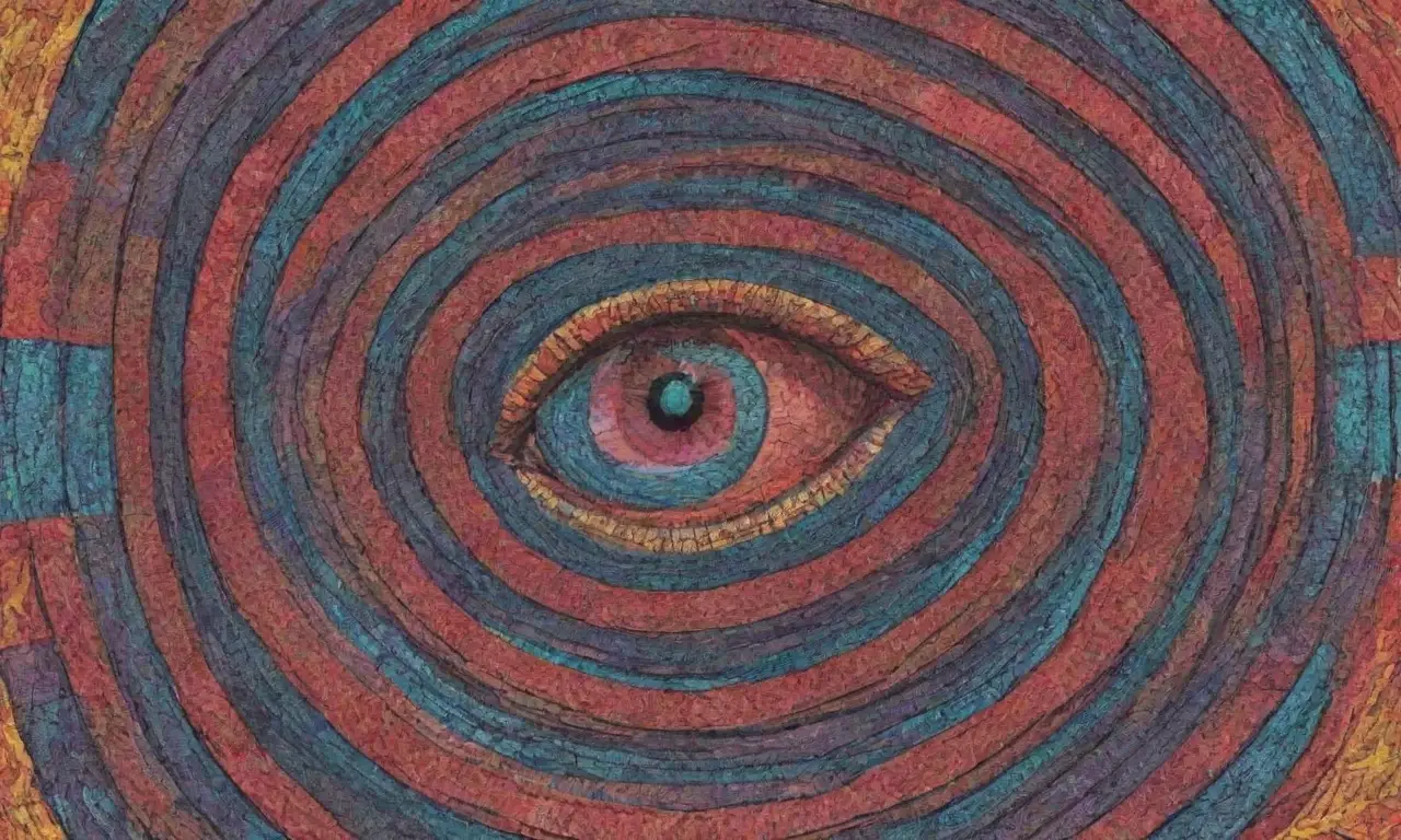 Un intrincado diseño visual combina líneas, sombras y texturas para expresar ideas complejas y creativas