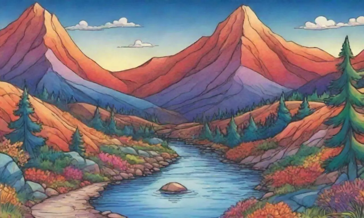 Paisajes vibrantes y detallados que evocan aventura y descubrimiento