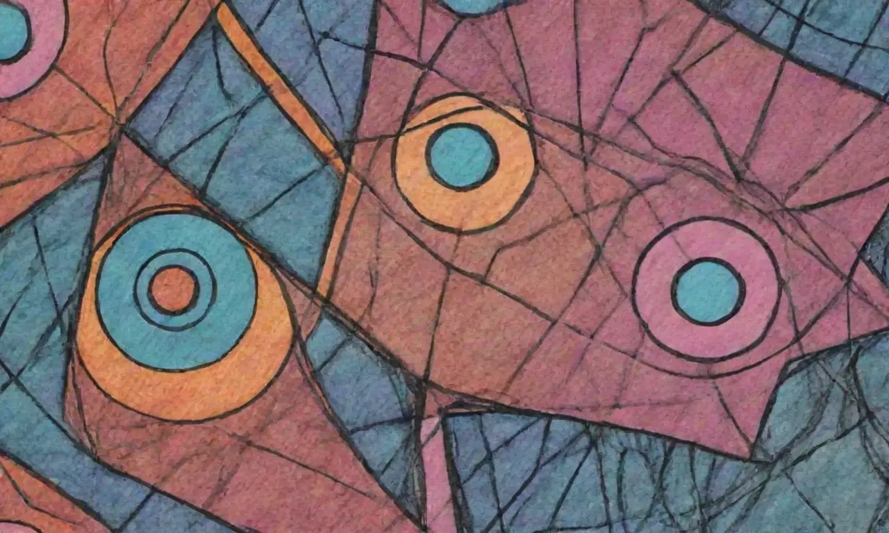 Un diseño moderno y dinámico combina líneas intrincadas, contrastes agudos y colores sutiles para evocar innovación y evolución