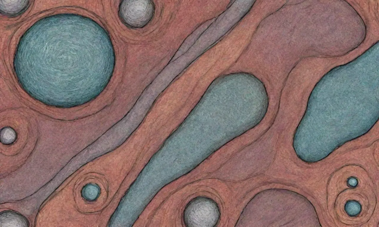 Un diseño complejo y equilibrado que combina líneas, colores y texturas para transmitir optimización y gestión de riesgos