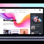 Interfaz moderna y estilizada para blogs
