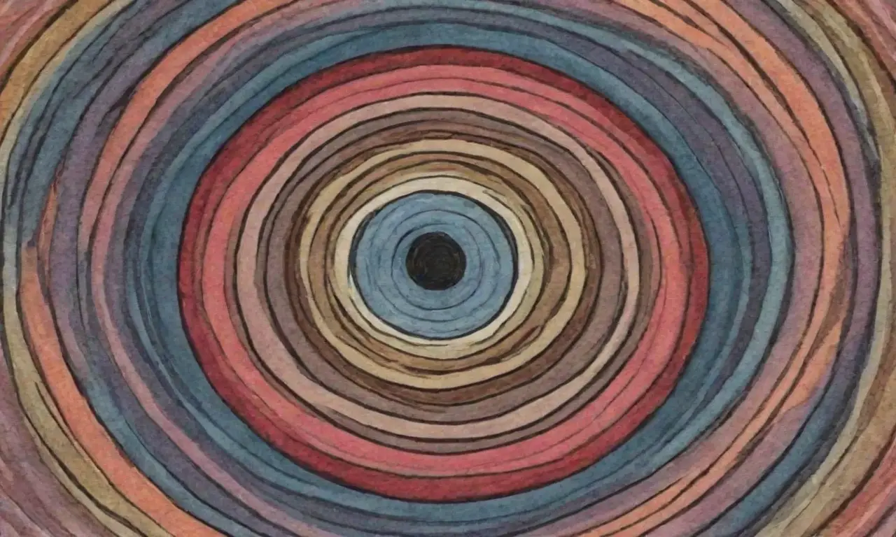 Un diseño complejo combina líneas intrincadas, sombras suaves y formas orgánicas con colores equilibrados para lograr unidad visual