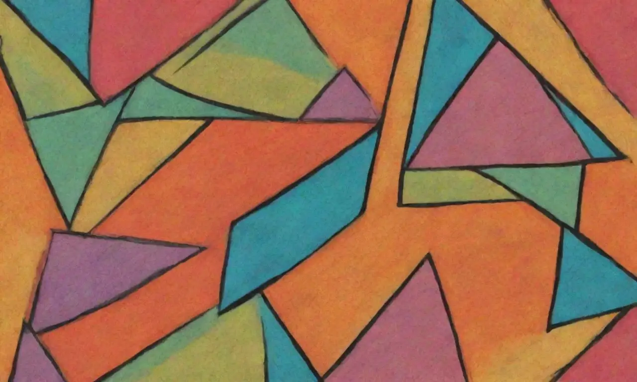 Una composición vibrante y dinámica combina formas, texturas y colores para evocar emoción y profundidad