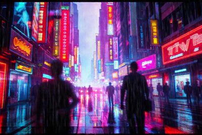 Ciudad cyberpunk