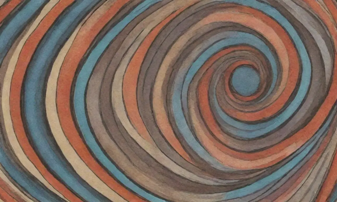 La obra combina líneas audaces, sombras suaves y texturas intrincadas para crear una composición dinámica y armónica