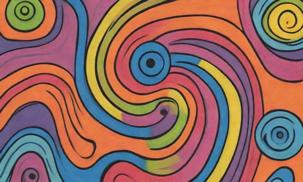 Colores vibrantes y composiciones dinámicas con detalles intrincados y un ambiente energético
