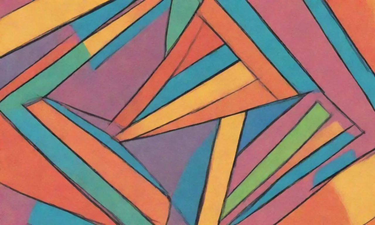 La obra combina líneas audaces, sombras suaves, texturas intrincadas y colores vibrantes para crear una composición dinámica y armoniosa