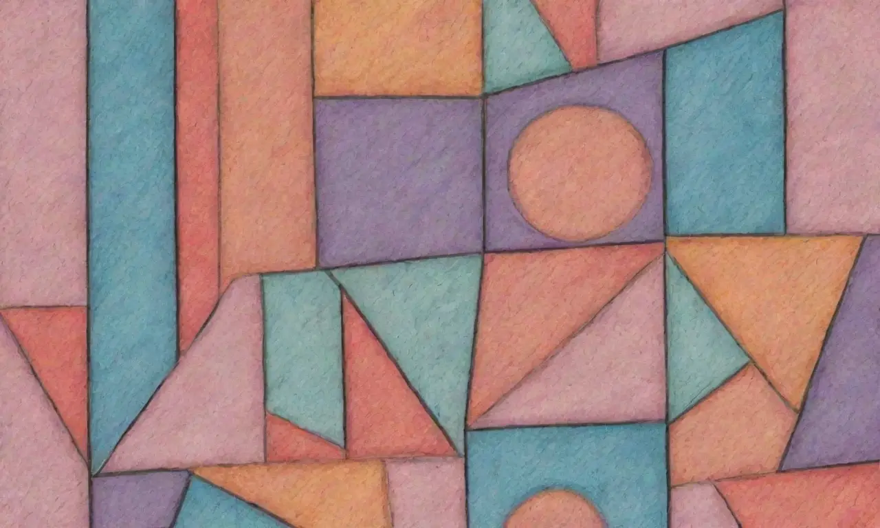 El diseño combina líneas, colores y texturas para crear profundidad y dinamismo visual
