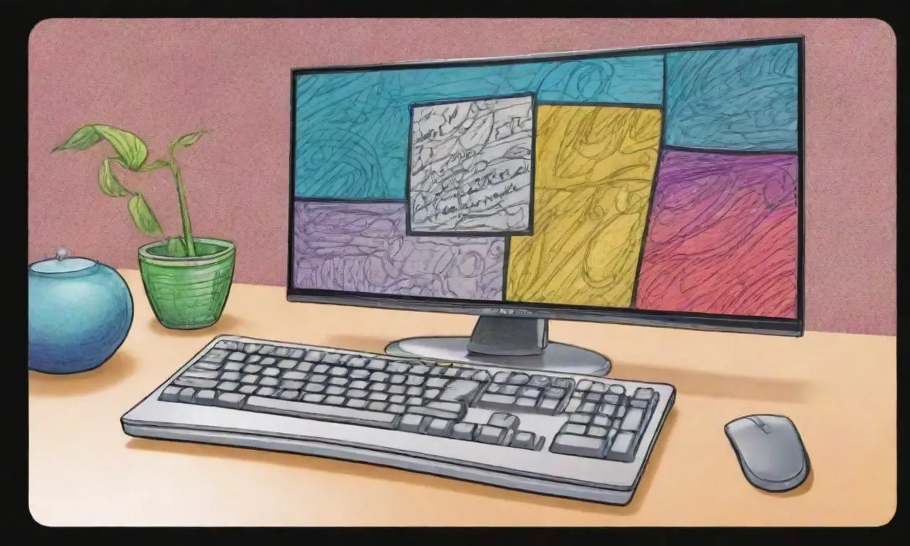 Una composición digital vibrante y detallada que resalta la interacción con la tecnología