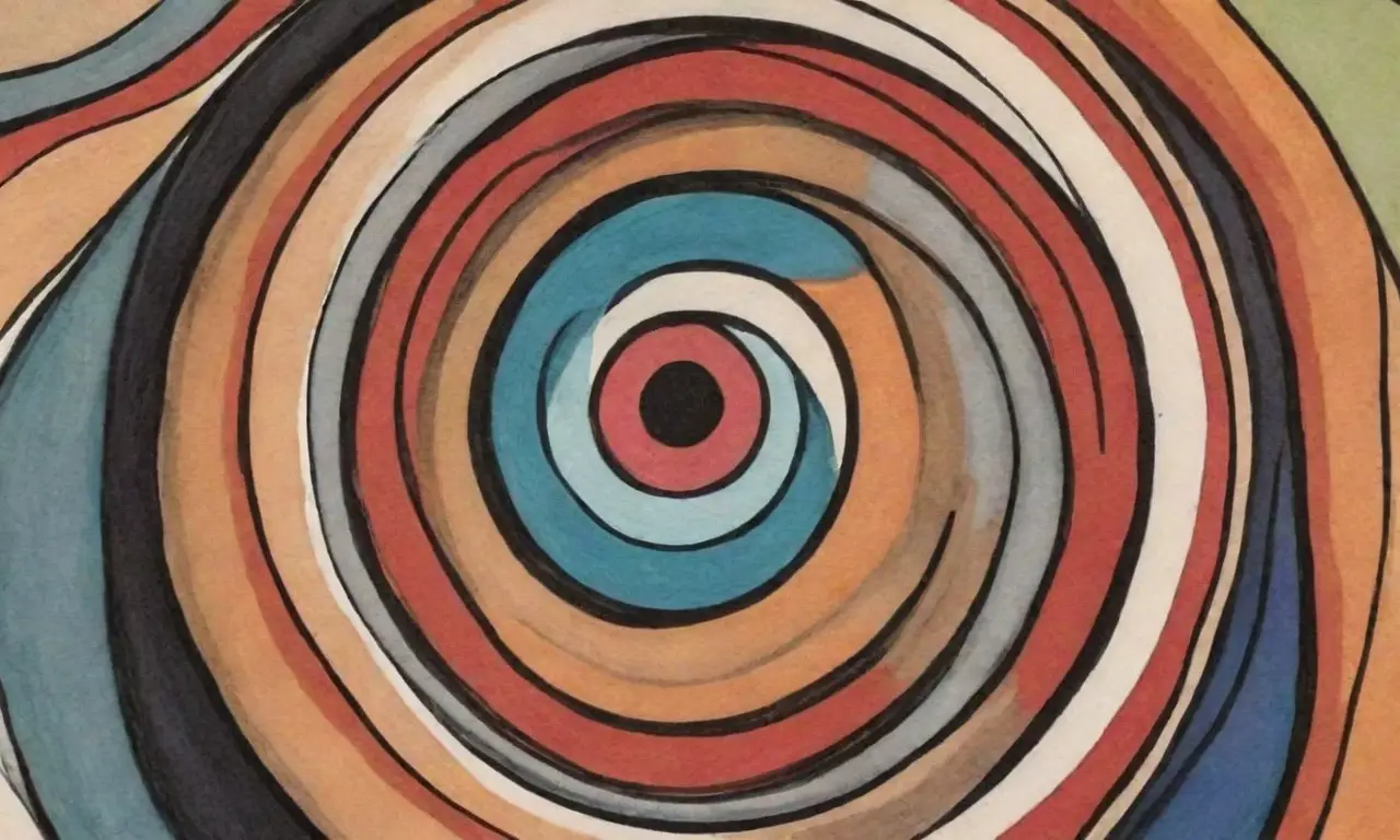 La obra combina líneas audaces, sombras suaves y texturas intrincadas para crear una composición equilibrada y dinámica