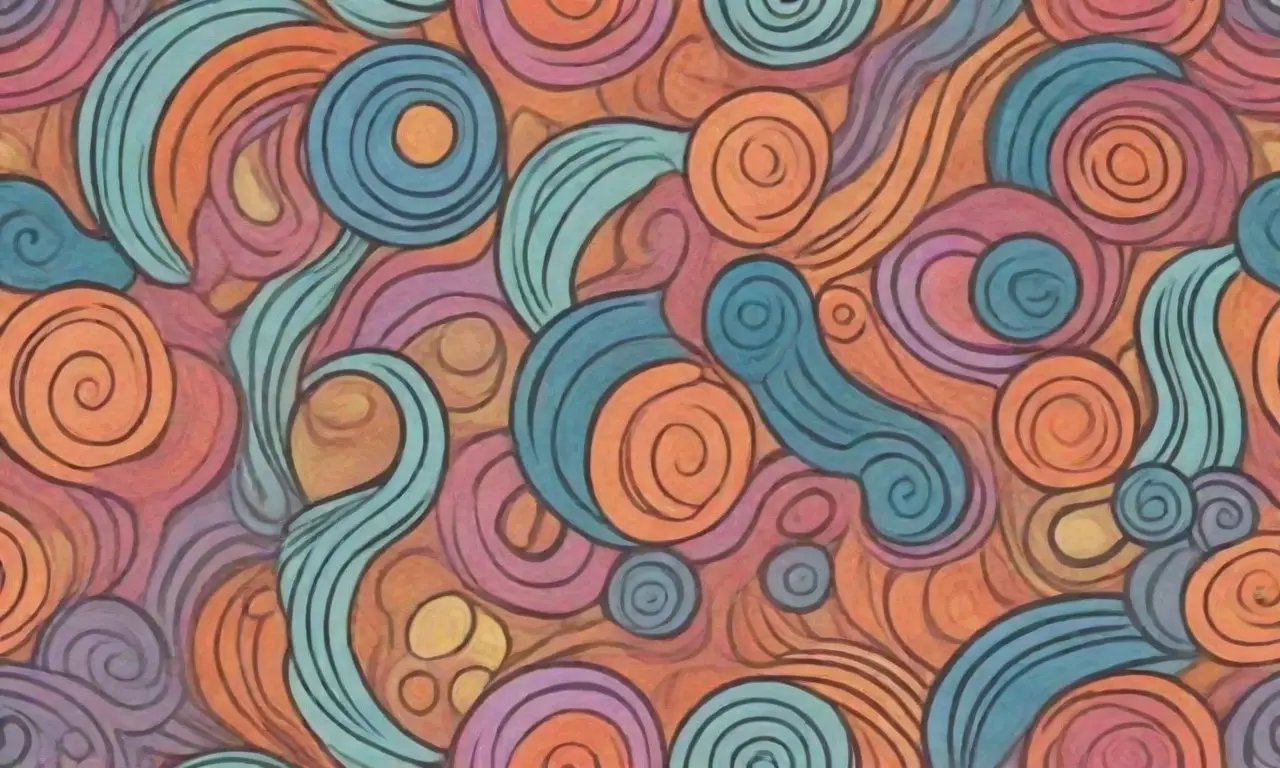 Diseño visual vibrante y equilibrado con colores contrastantes y texturas ricas