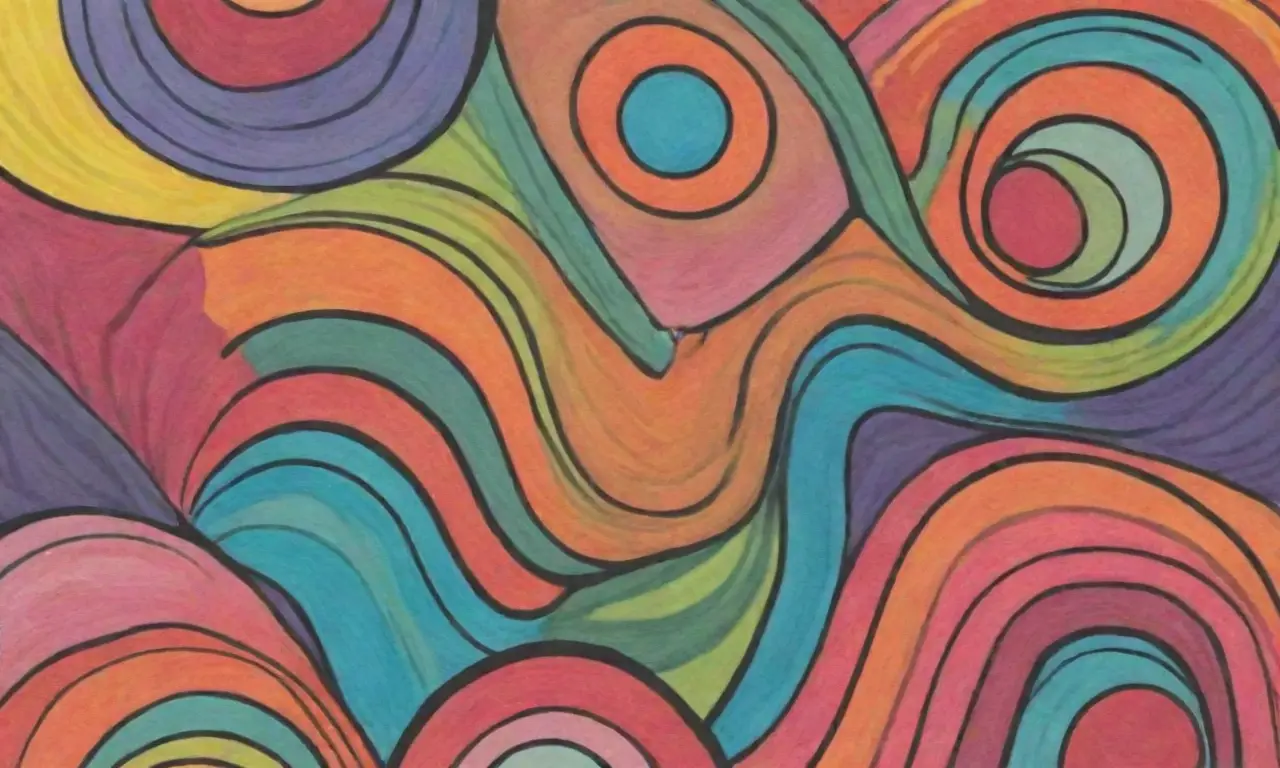Colores vibrantes y texturas intrincadas crean composiciones dinámicas y visualmente cautivadoras