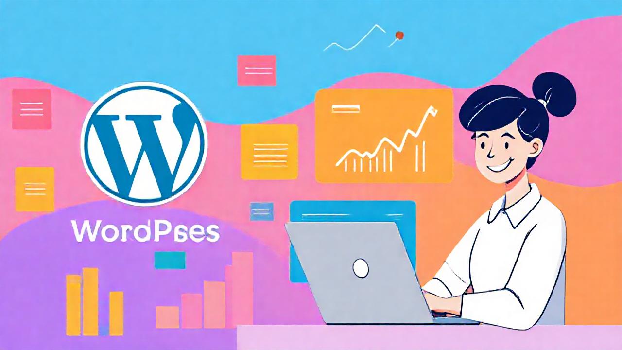 Diseño digital moderno y vibrante para WordPress