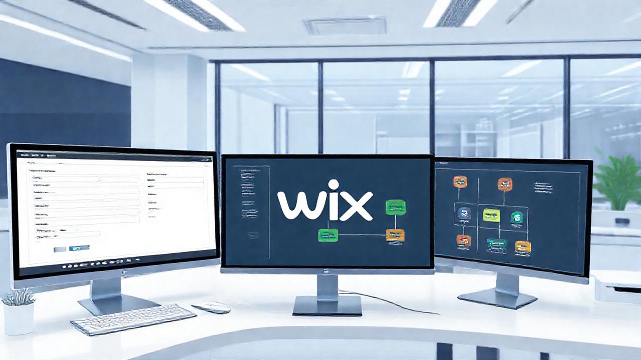Un diseño digital de oficina moderna