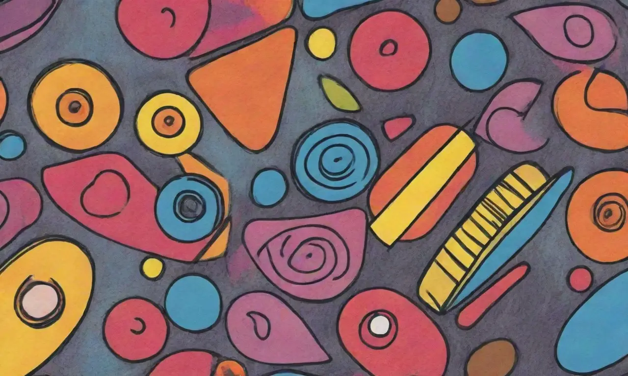 Un lienzo vibrante con cinco plugins destacados y detalles intrincados en colores contrastantes