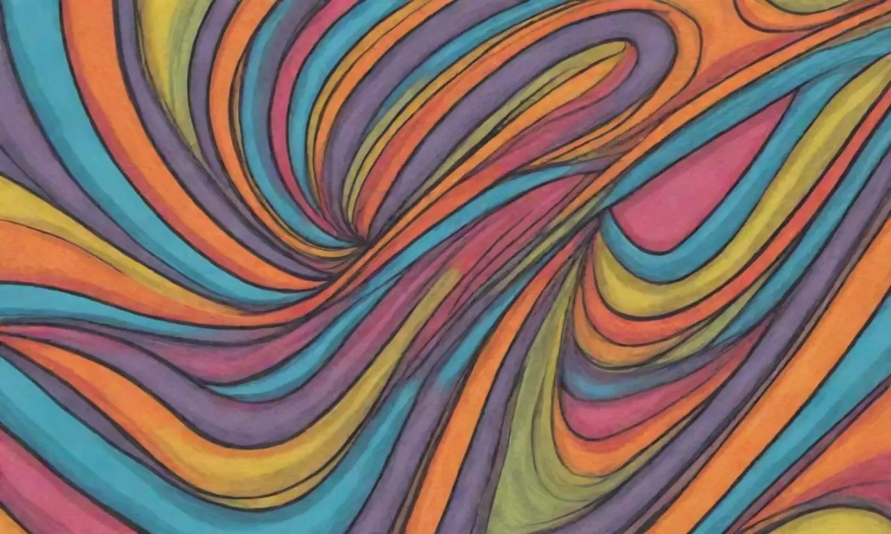 Líneas audaces y colores vibrantes crean una composición dinámica que evoca la esencia del comercio electrónico