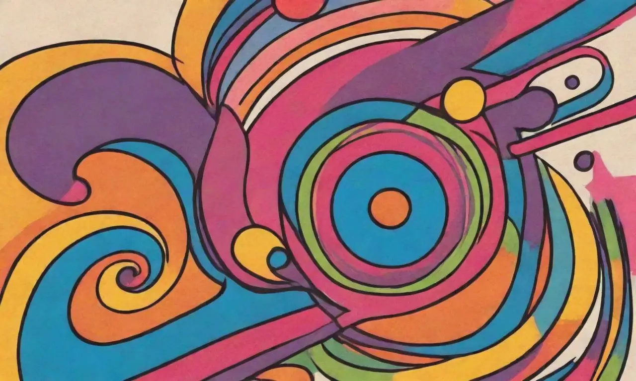 Elementos visuales como líneas, colores y tipografía crean una composición dinámica y atractiva en la página web