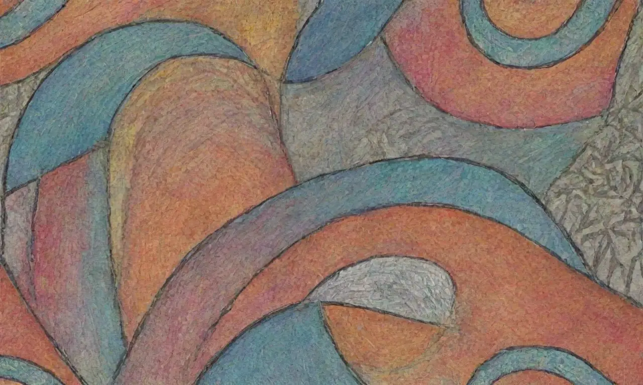 Un diseño complejo y armonioso combina líneas, sombras, colores y formas para transmitir un mensaje profesional y atractivo