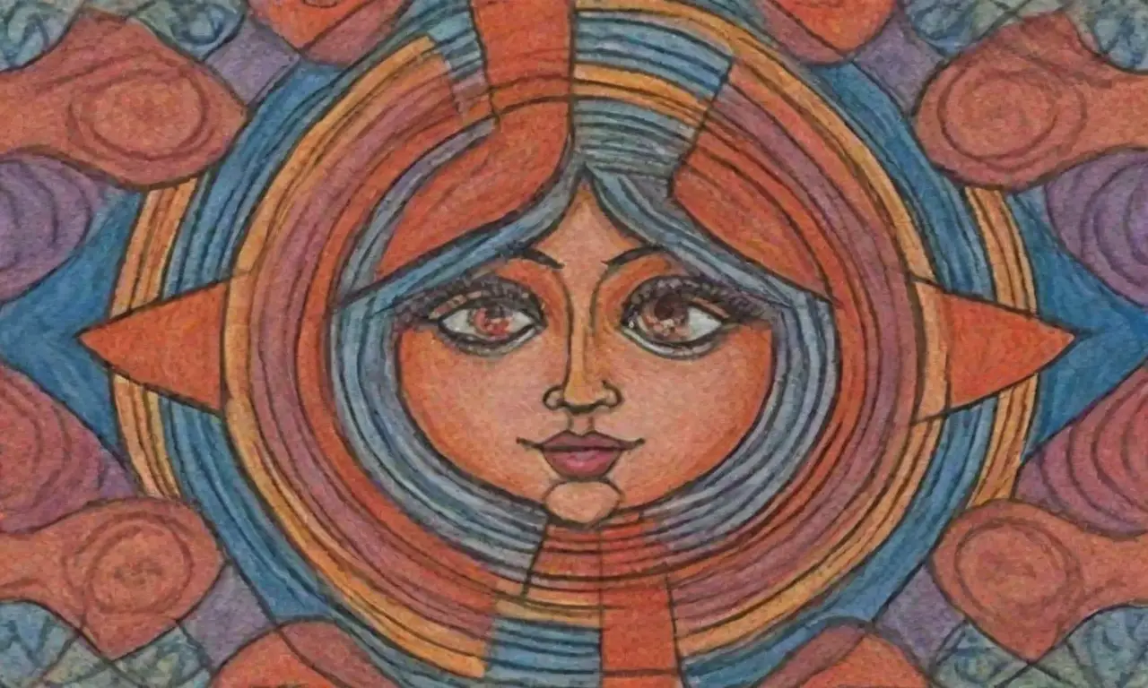 Una composición dinámica y equilibrada utiliza líneas, colores y texturas para crear profundidad y movimiento