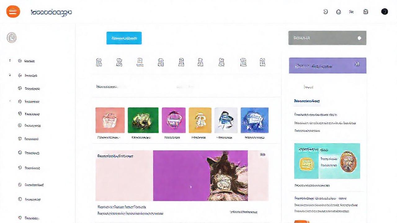 El panel de blog ofrece diseño moderno