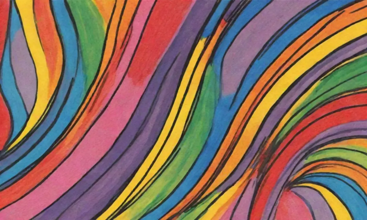 Colores vibrantes, líneas audaces y texturas intrincadas crean una composición dinámica y emocional