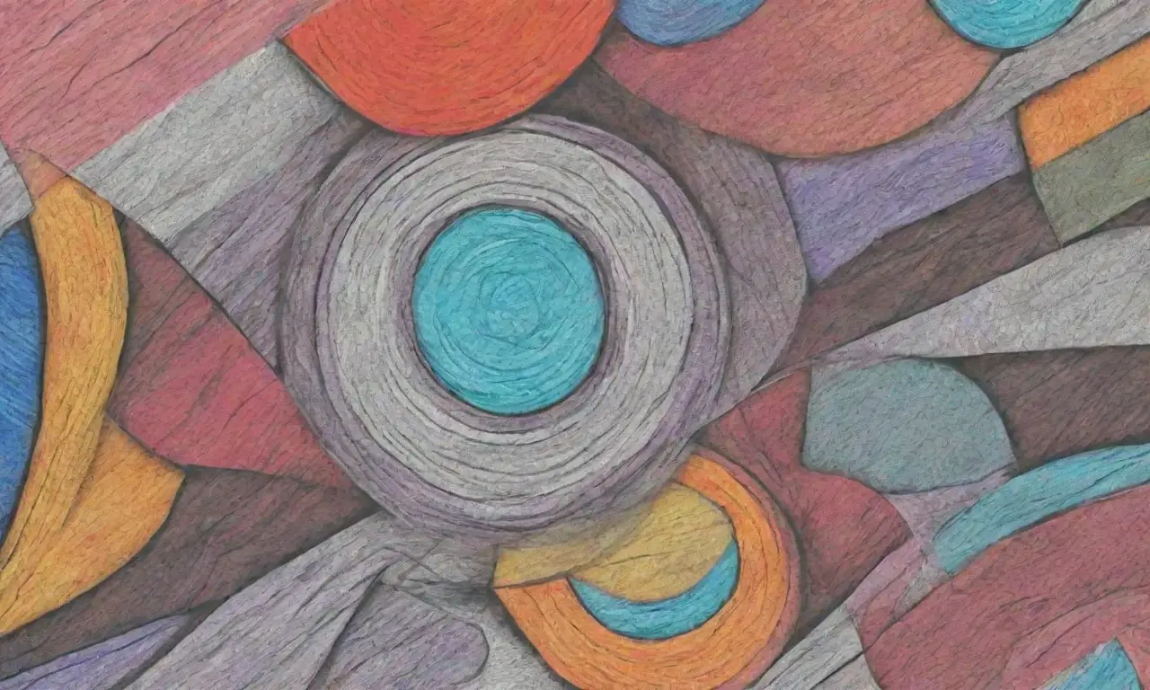 Un diseño vibrante y dinámico resalta datos clave a través de líneas, colores y texturas
