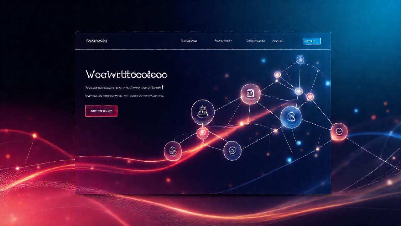 Interfaz web moderna y atractiva digital