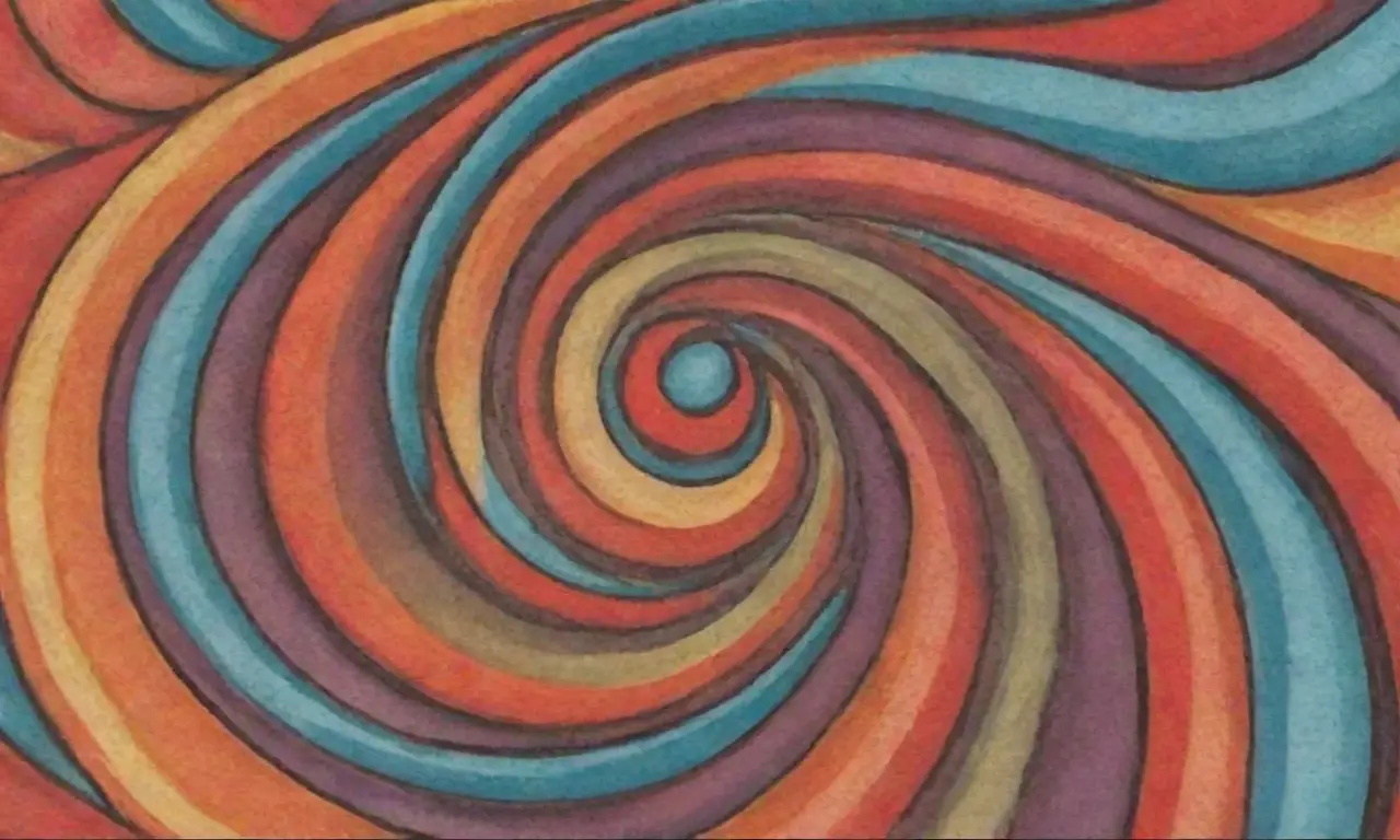 El diseño combina líneas, sombras, texturas y colores para crear profundidad, movimiento y emoción