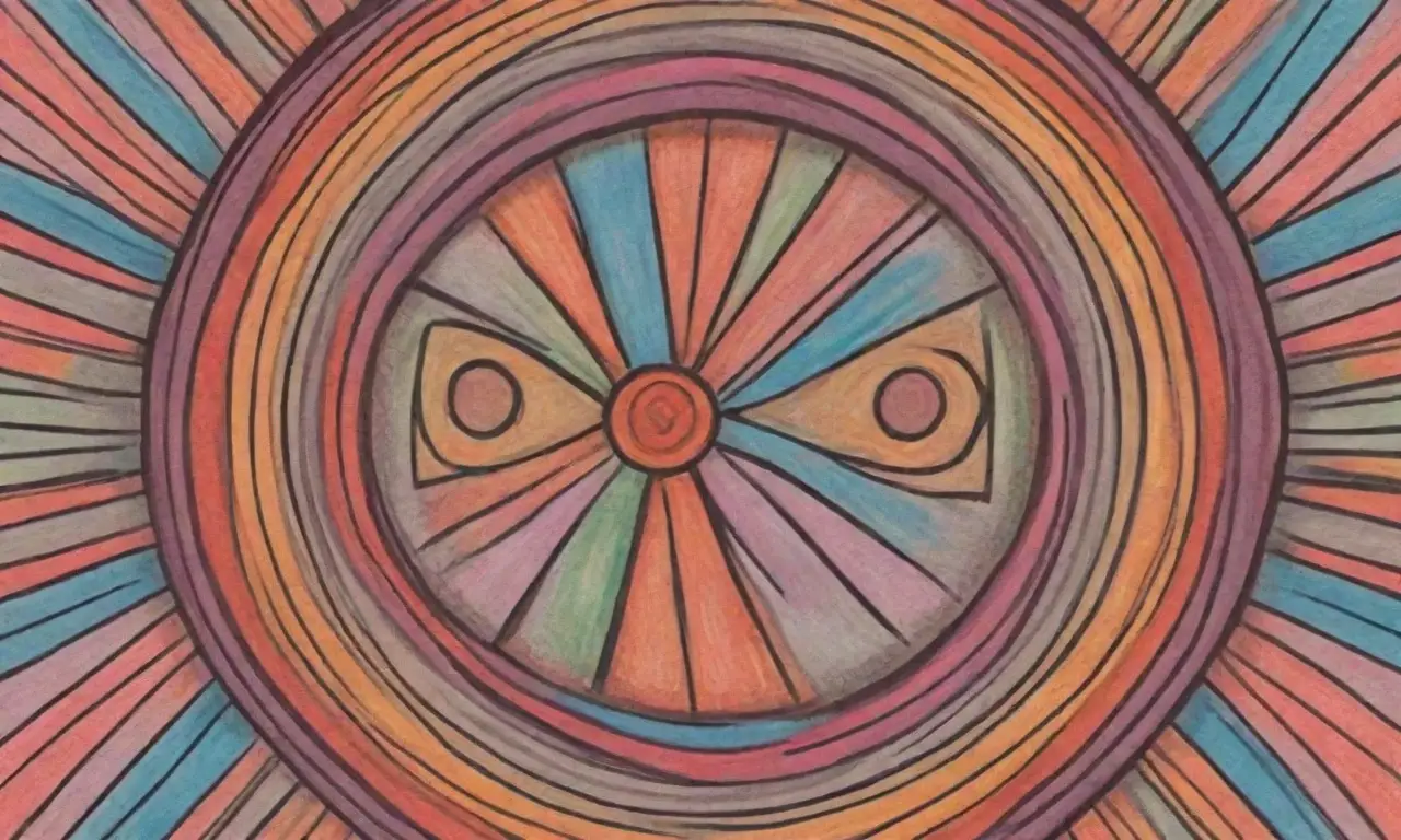Líneas audaces y colores contrastantes crean una composición dinámica y armónica
