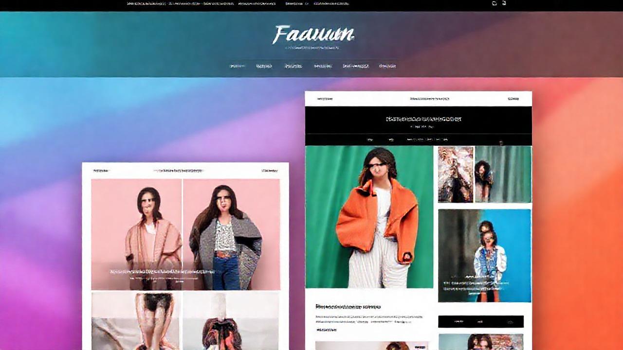 Plantillas de blog de moda vibrantes y modernas