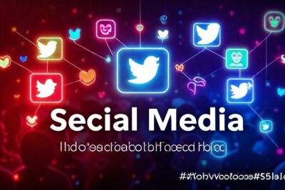 Redes sociales vibrantes y conectadas