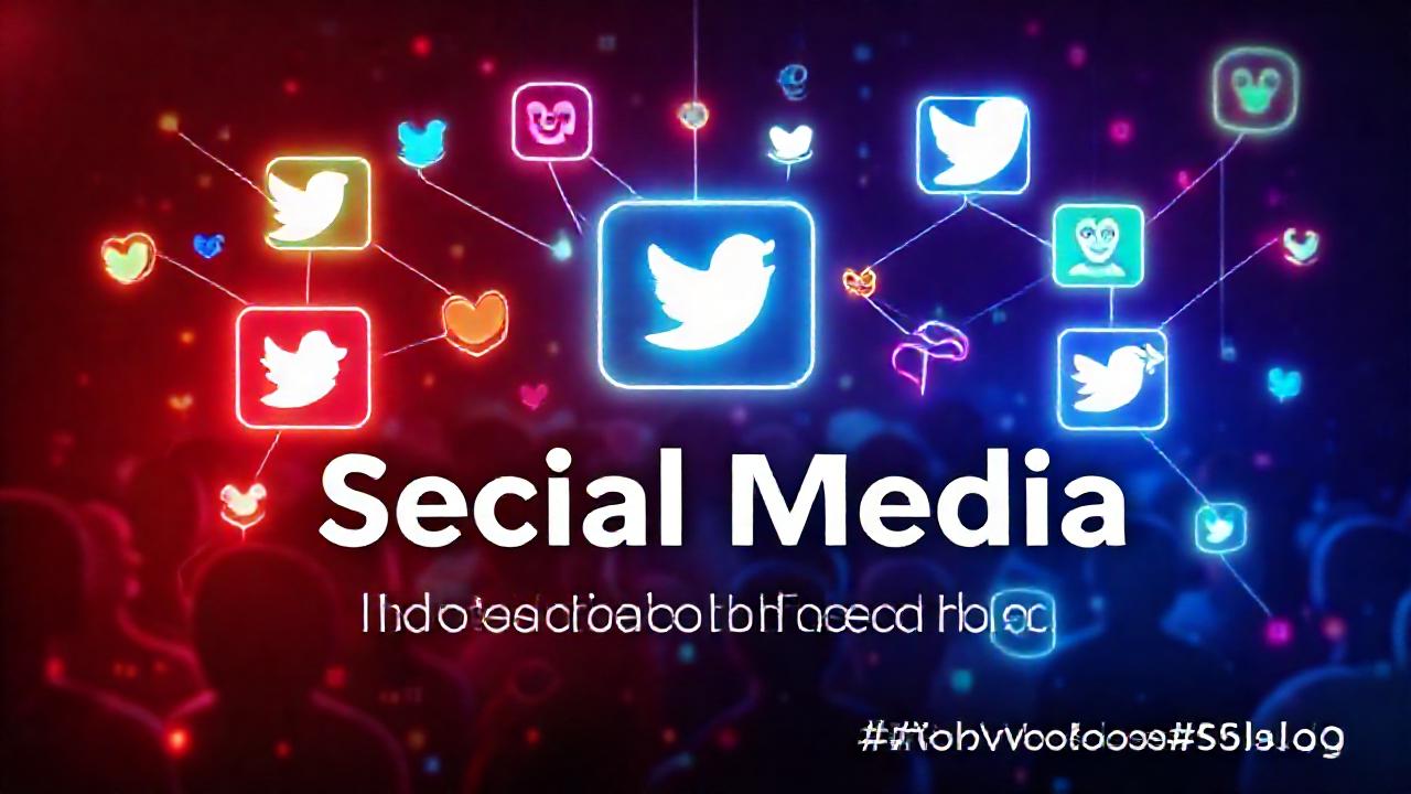 Redes sociales vibrantes y conectadas