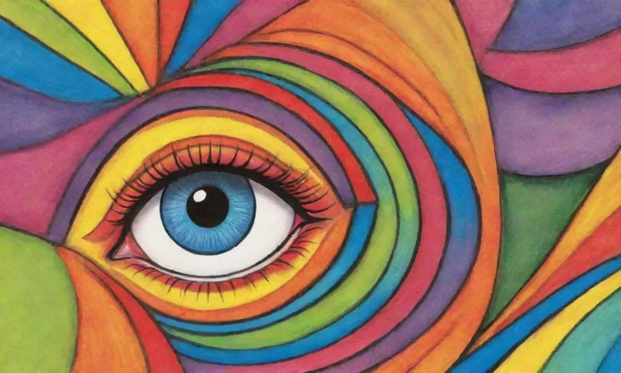 Colores vibrantes y texturas contrastantes crean una composición dinámica y armoniosa