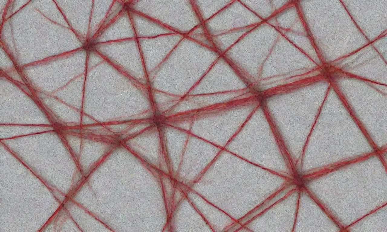 Un diseño complejo combina líneas, sombras y colores para resaltar elementos clave y guiar la atención