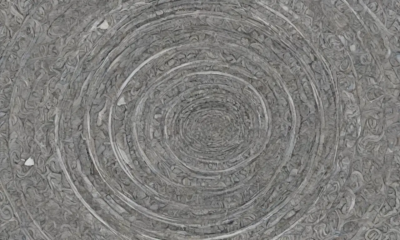 El arte combina líneas intrincadas, sombras suaves y colores equilibrados para transmitir complejidad y armonía