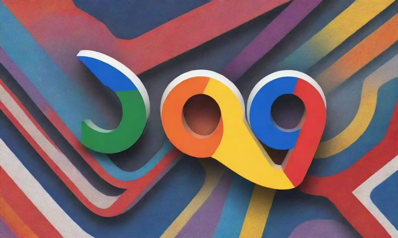 El diseño del logo de Google combina líneas, sombras, texturas y colores para transmitir complejidad y dinamismo