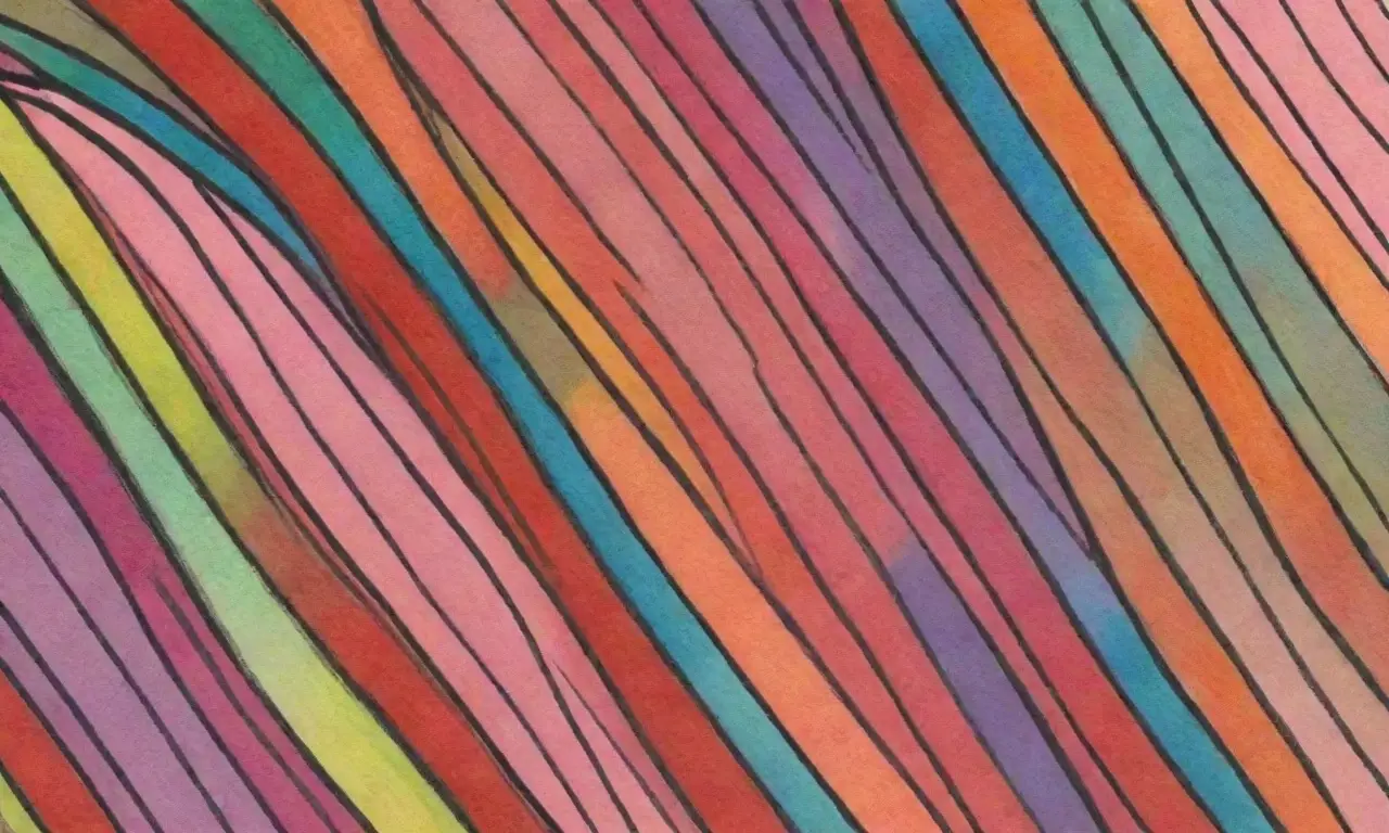 Un diseño complejo combina líneas, sombras, texturas y colores para crear profundidad y movimiento