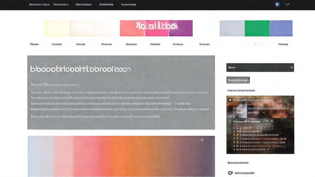 Un tema de blog adaptable y vibrante