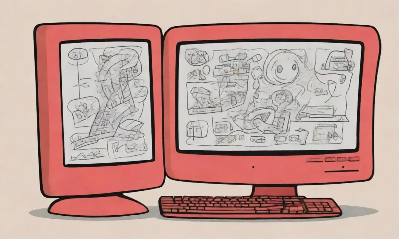 Un diseño vibrante y dinámico resalta la información en una pantalla de computadora