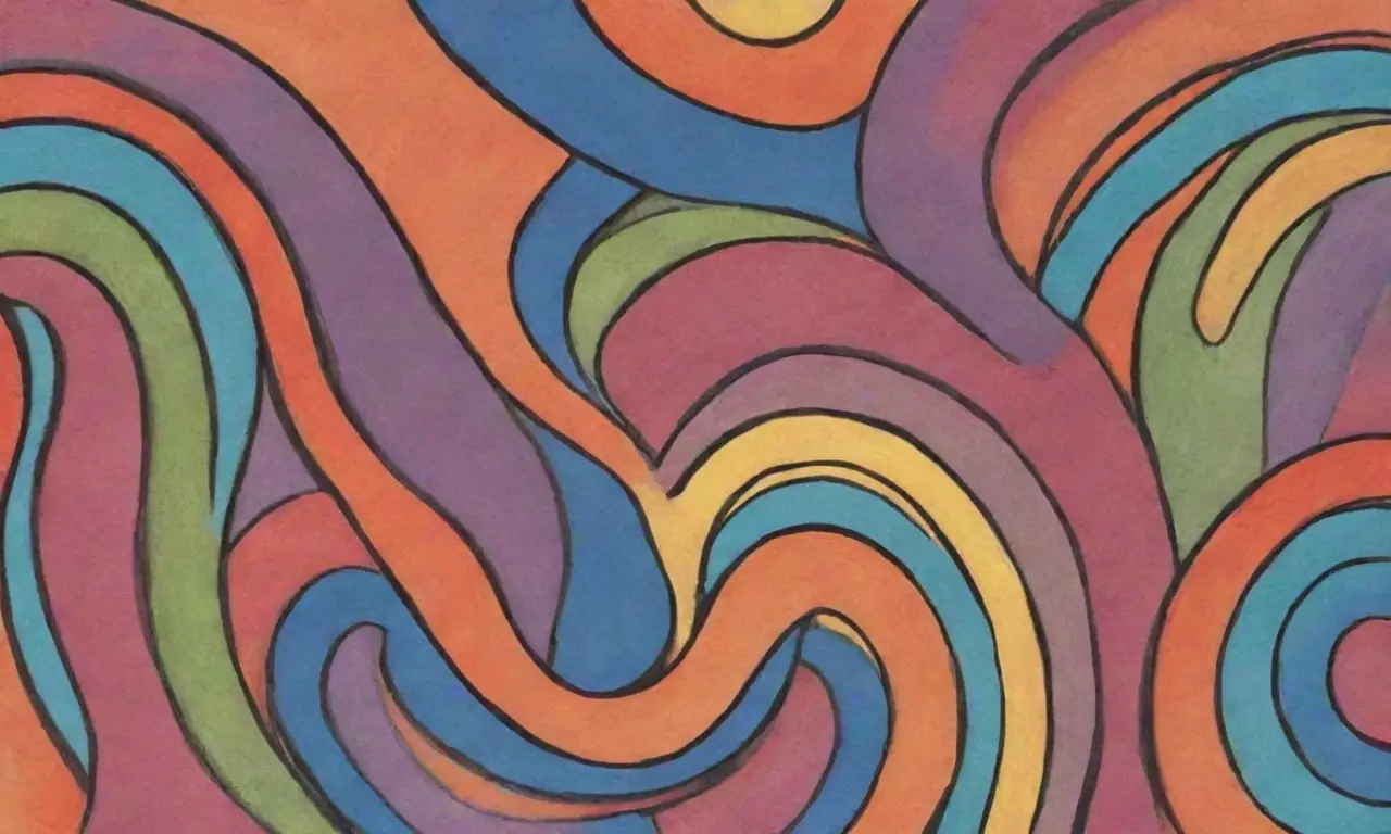 El arte combina líneas, sombras, texturas y colores para crear profundidad y dinamismo