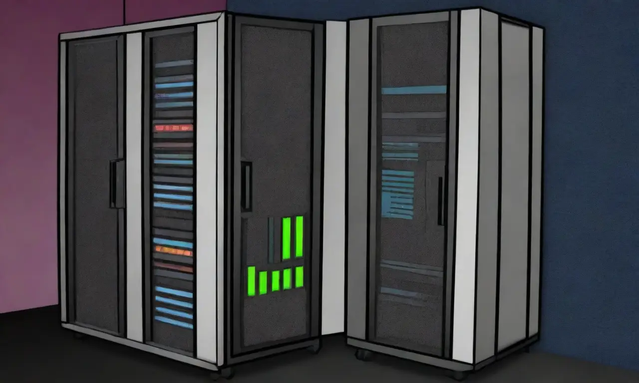 Líneas y colores contrastan secciones y características del hosting