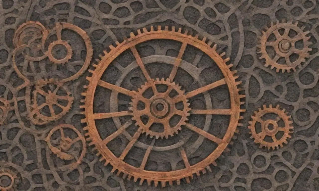 Una composición visual rica en detalles y contrastes que guía la mirada del espectador