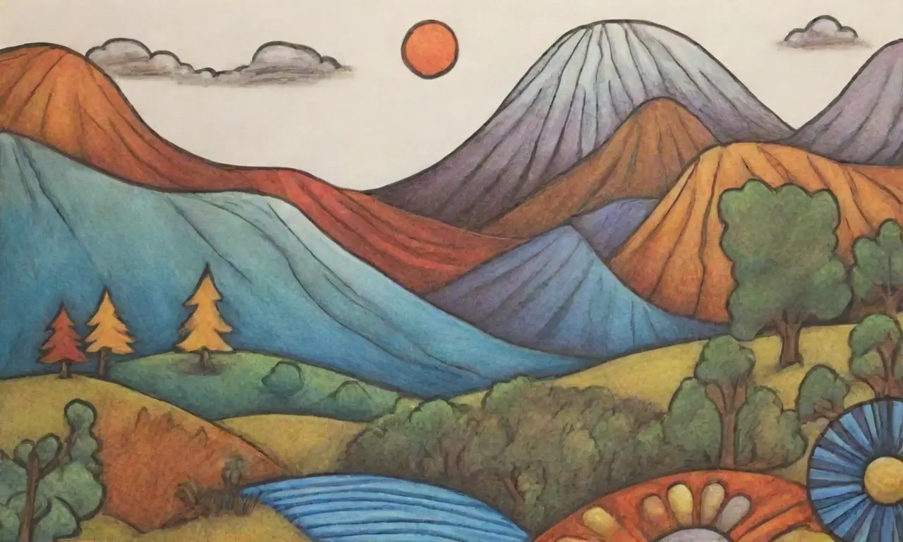 Un globo con líneas audaces, sombras intrincadas y colores vibrantes evoca aventura y movimiento