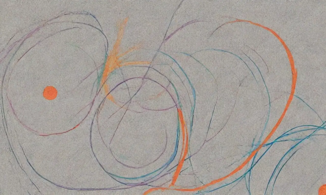 Un gráfico central con líneas definidas, sombras suaves, texturas intrincadas y colores contrastantes resalta datos clave en una composición equilibrada